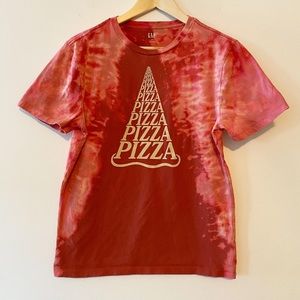 ✨SALE✨ Reworked Gap Pink Bleach Dyed Pizza Tee